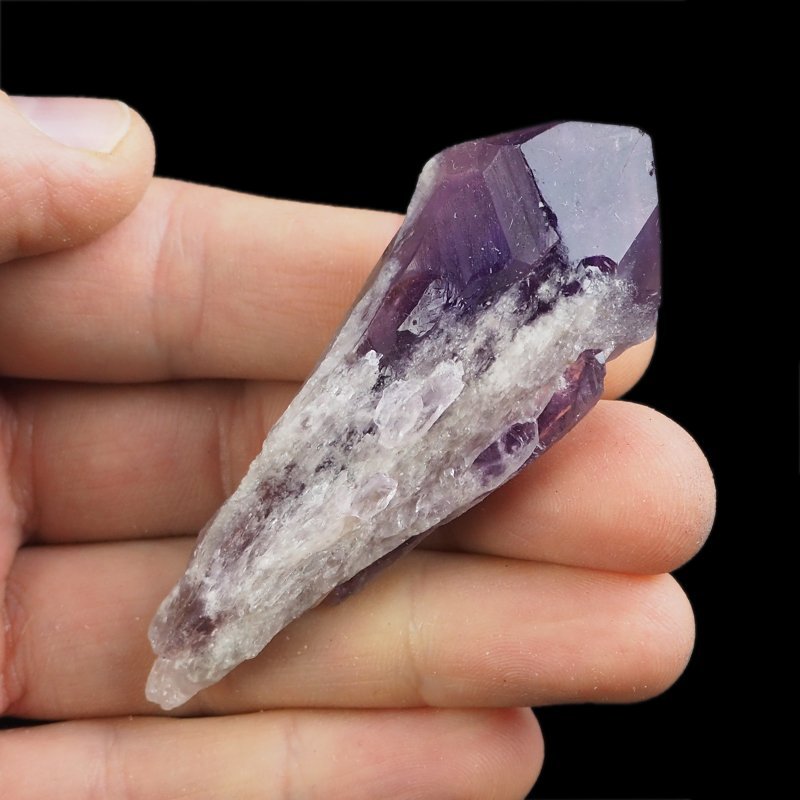 AMETYST - KRYSZTAŁ (POINT) - 75 mm - BRAZYLIA