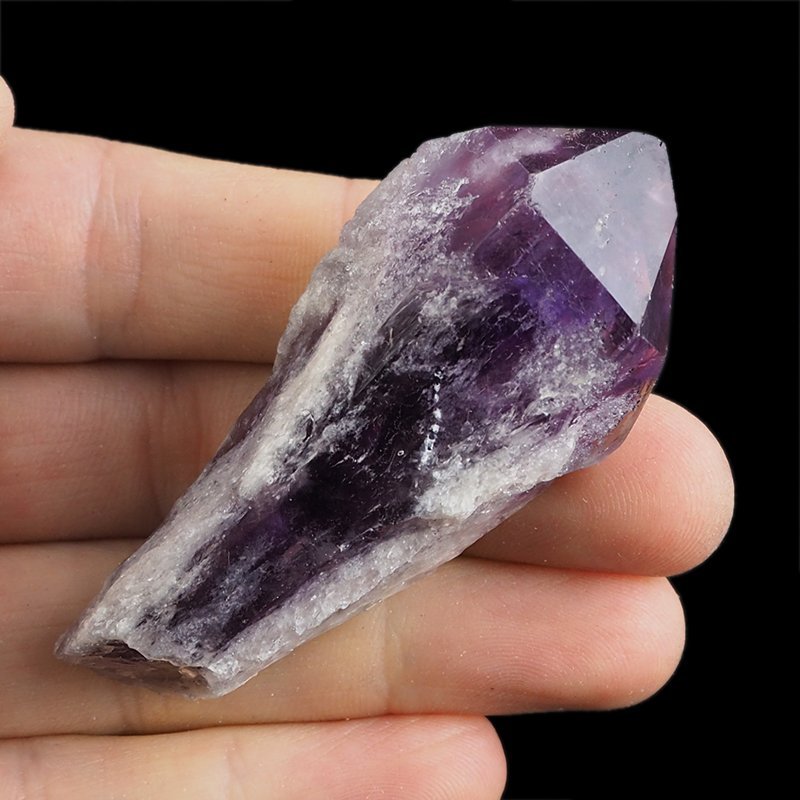 AMETYST - KRYSZTAŁ (POINT) - 71 mm - BRAZYLIA