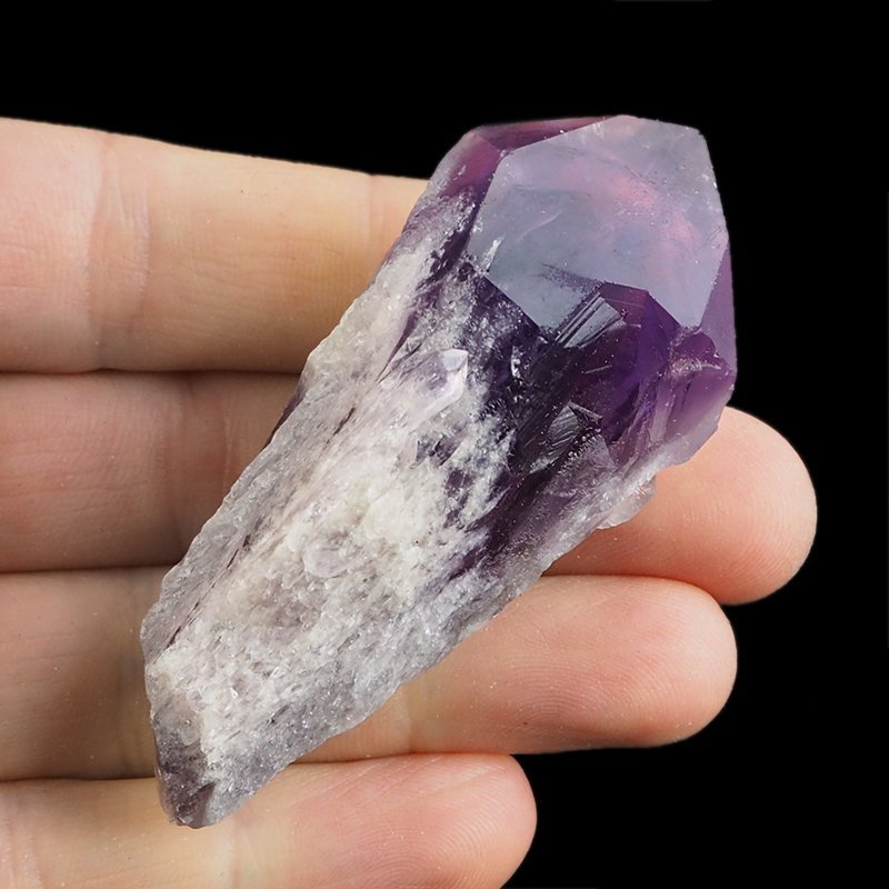 AMETYST - KRYSZTAŁ (POINT) - 71 mm - BRAZYLIA