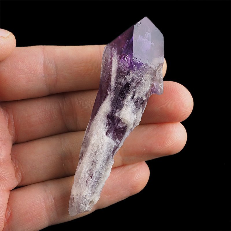 AMETYST - KRYSZTAŁ (POINT) - 83 mm - BRAZYLIA