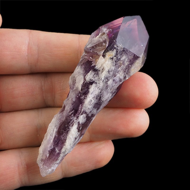AMETYST - KRYSZTAŁ (POINT) - 83 mm - BRAZYLIA
