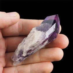 AMETYST - KRYSZTAŁ (POINT) - 78 mm - BRAZYLIA