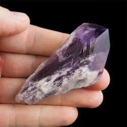AMETYST - KRYSZTAŁ (POINT) - 78 mm - BRAZYLIA