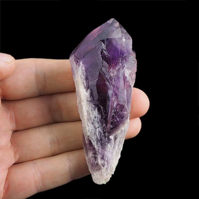 AMETYST - KRYSZTAŁ (POINT) - 88 mm - BRAZYLIA