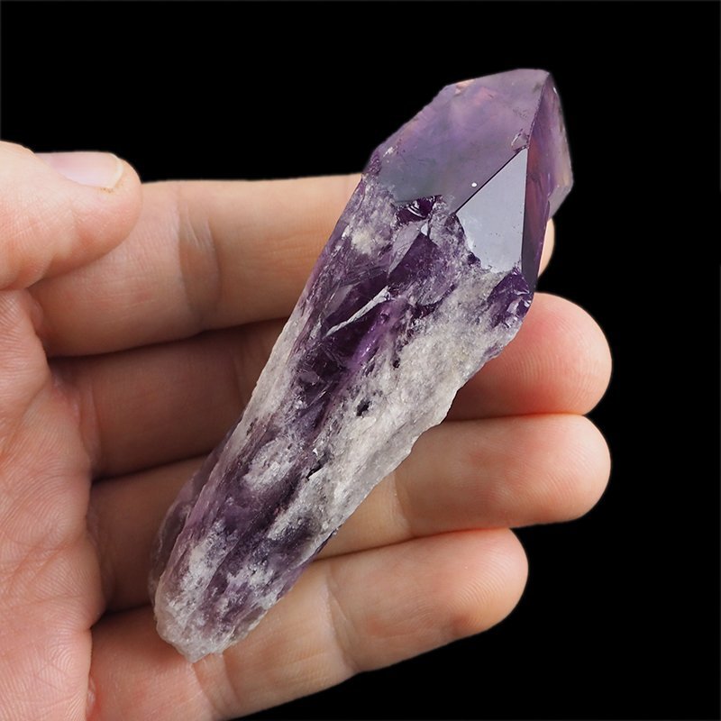 AMETYST - KRYSZTAŁ (POINT) - 88 mm - BRAZYLIA