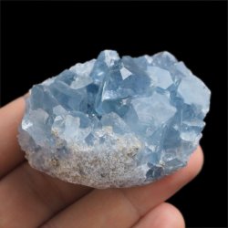 CELESTYN - KRYSZTAŁY - 56 mm - MADAGASKAR