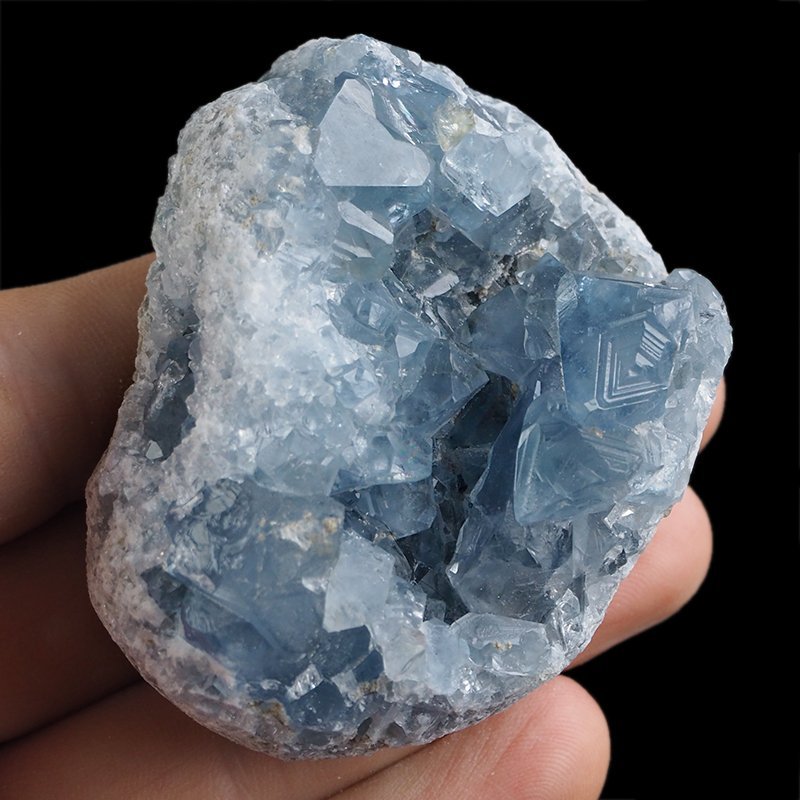 CELESTYN - KRYSZTAŁY - 61 mm - MADAGASKAR