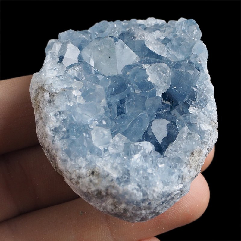 CELESTYN - KRYSZTAŁY - 55 mm - MADAGASKAR