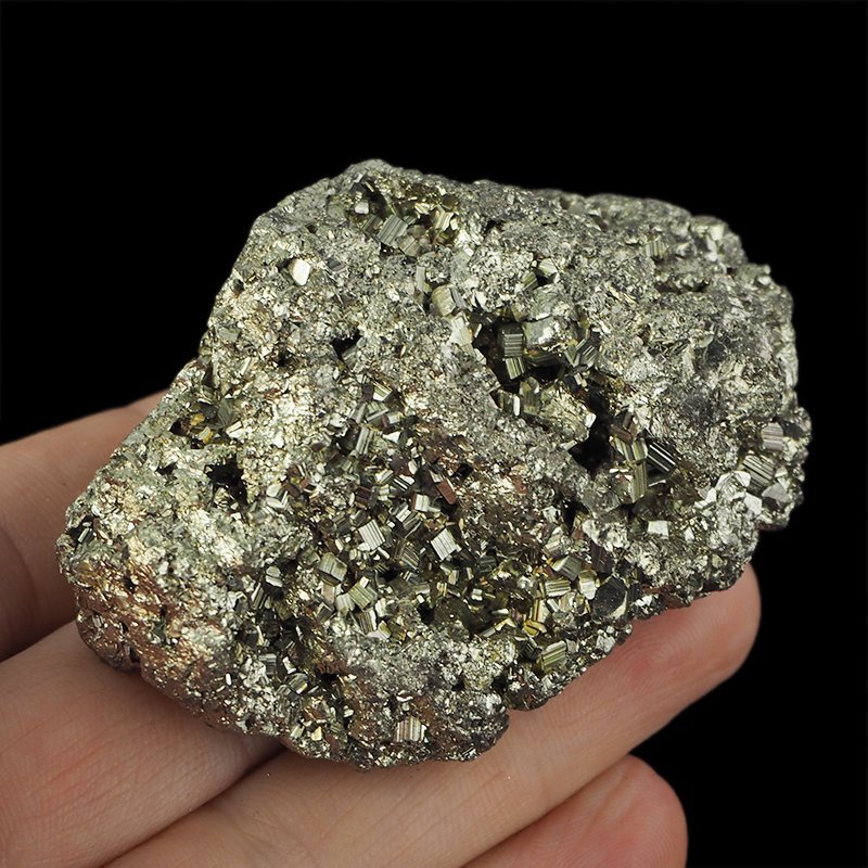 PIRYT - BŁYSZCZĄCE KRYSZTAŁY - 64 mm - PERU