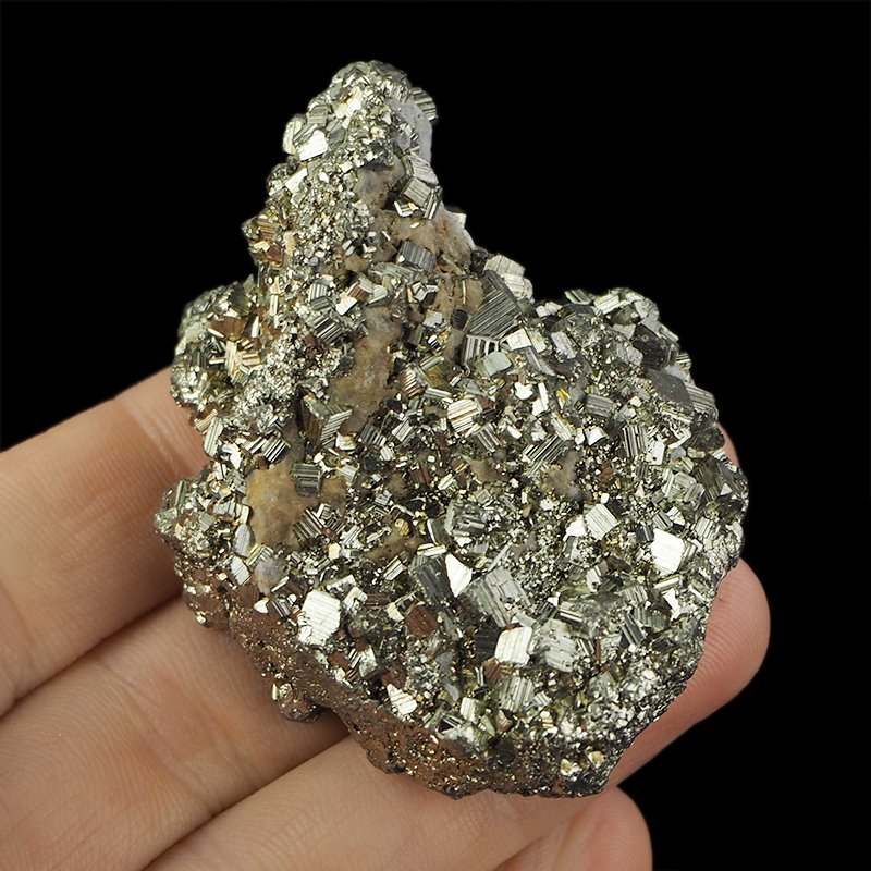 PIRYT - BŁYSZCZĄCE KRYSZTAŁY - 61 mm - PERU