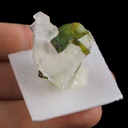 ZIELONY TURMALIN WERDELIT, KRYSZTAŁ GÓRSKI - 33 mm - BRAZYLIA