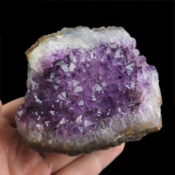 AMETYST- SZCZOTKA KRYSTALICZNA - 111 mm - URUGWAJ