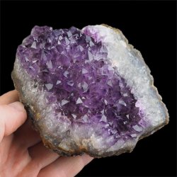 AMETYST- SZCZOTKA KRYSTALICZNA - 111 mm - URUGWAJ