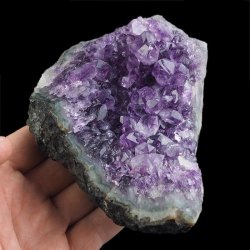 AMETYST- SZCZOTKA KRYSTALICZNA - 120 mm - URUGWAJ