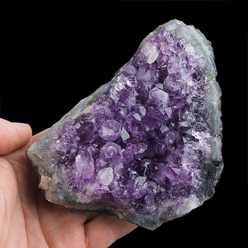 AMETYST- SZCZOTKA KRYSTALICZNA - 120 mm - URUGWAJ