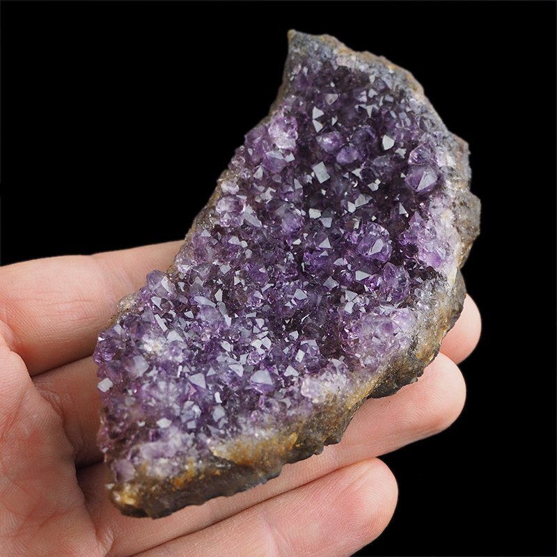 AMETYST- SZCZOTKA KRYSTALICZNA - 102 mm - URUGWAJ