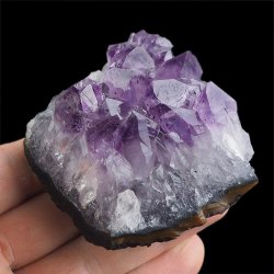 AMETYST- SZCZOTKA KRYSTALICZNA - 61 mm - URUGWAJ