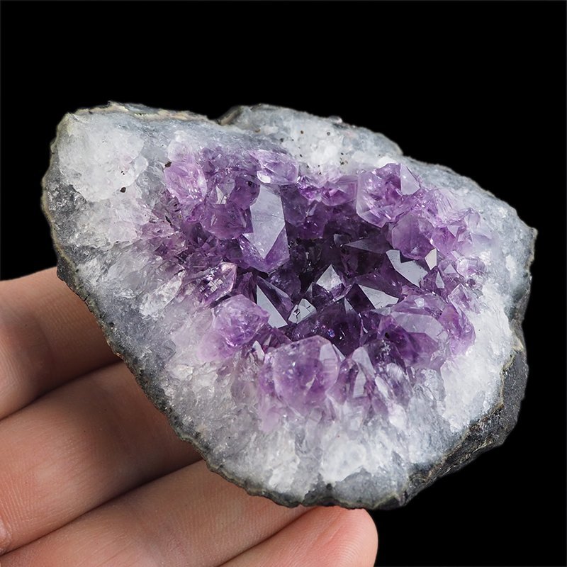 AMETYST- SZCZOTKA KRYSTALICZNA - 76 mm - URUGWAJ