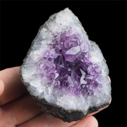 AMETYST- SZCZOTKA KRYSTALICZNA - 76 mm - URUGWAJ