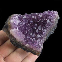 AMETYST- SZCZOTKA KRYSTALICZNA - 85 mm - URUGWAJ