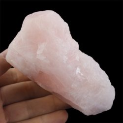 KWARC RÓŻOWY - BRYŁKA - 107 mm - BRAZYLIA