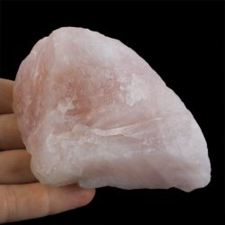 KWARC RÓŻOWY - BRYŁKA - 107 mm - BRAZYLIA