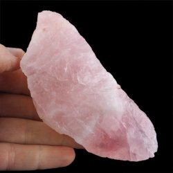 KWARC RÓŻOWY - BRYŁKA - 113 mm - BRAZYLIA