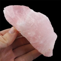 KWARC RÓŻOWY - BRYŁKA - 113 mm - BRAZYLIA