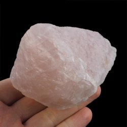 KWARC RÓŻOWY - BRYŁKA - 96 mm - BRAZYLIA