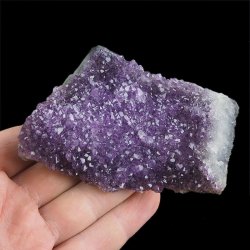 AMETYST- SZCZOTKA KRYSTALICZNA - 97 mm - URUGWAJ