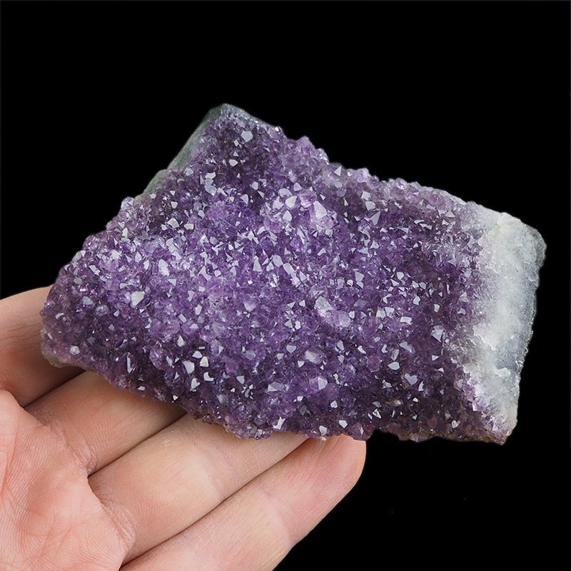 AMETYST- SZCZOTKA KRYSTALICZNA - 97 mm - URUGWAJ