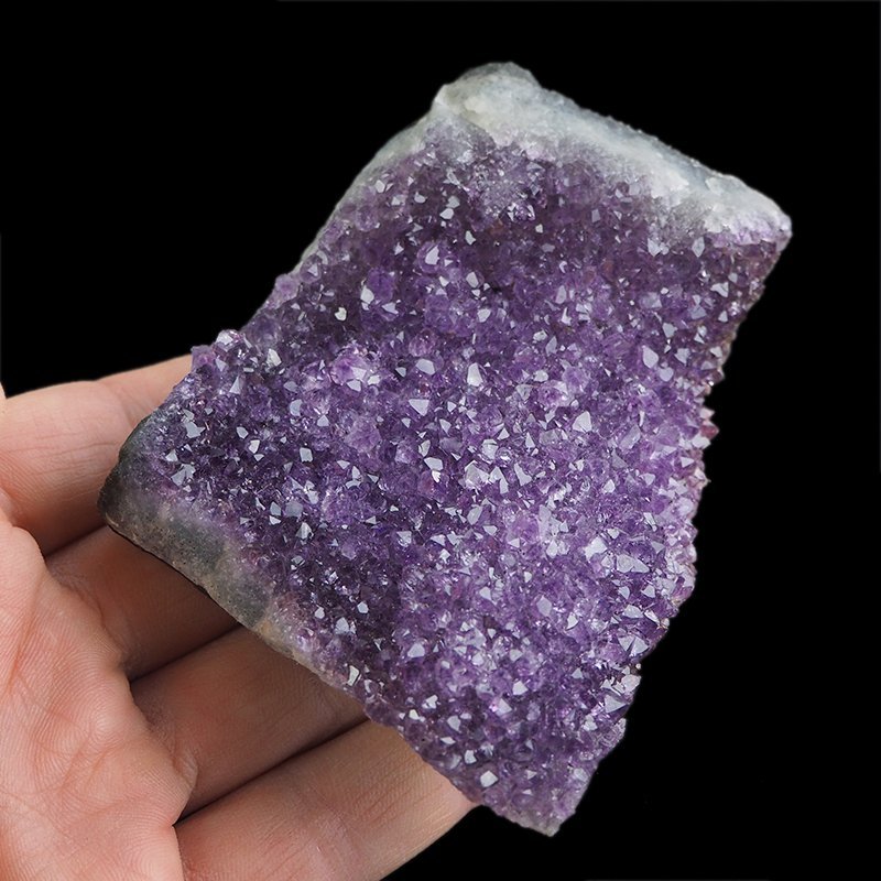 AMETYST- SZCZOTKA KRYSTALICZNA - 97 mm - URUGWAJ