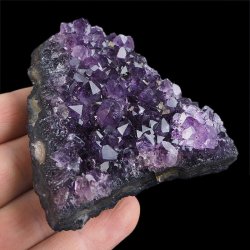 AMETYST- SZCZOTKA KRYSTALICZNA - 80 mm - URUGWAJ