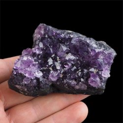 AMETYST- SZCZOTKA KRYSTALICZNA - 80 mm - URUGWAJ