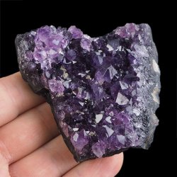 AMETYST- SZCZOTKA KRYSTALICZNA - 80 mm - URUGWAJ