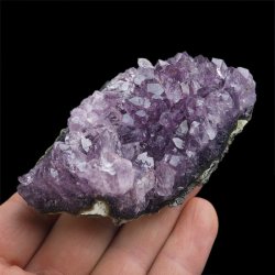 AMETYST- SZCZOTKA KRYSTALICZNA - 82 mm - URUGWAJ