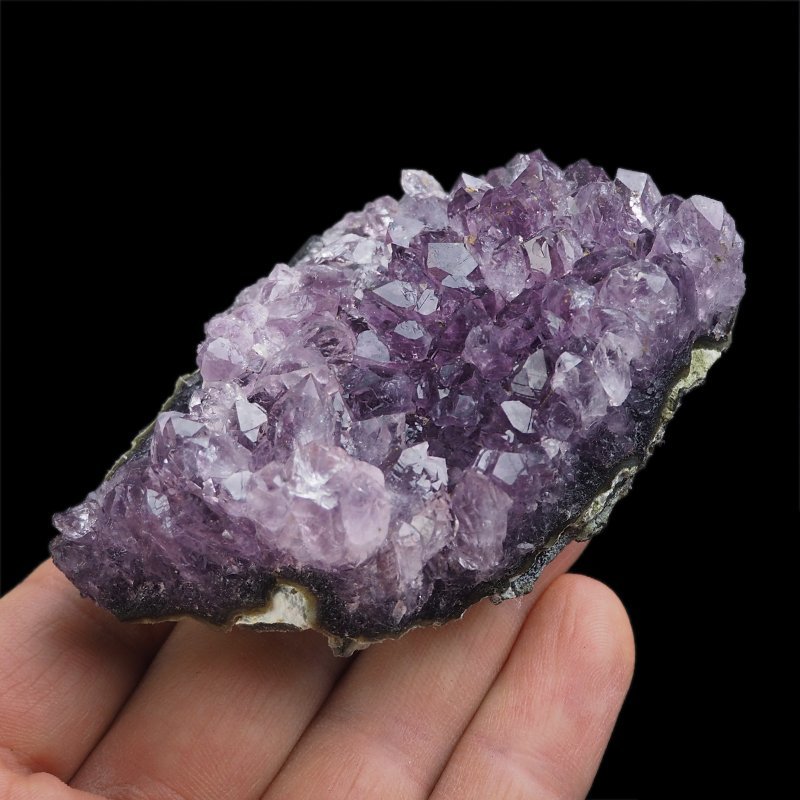 AMETYST- SZCZOTKA KRYSTALICZNA - 82 mm - URUGWAJ