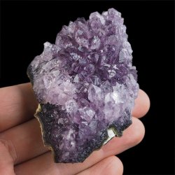 AMETYST- SZCZOTKA KRYSTALICZNA - 82 mm - URUGWAJ