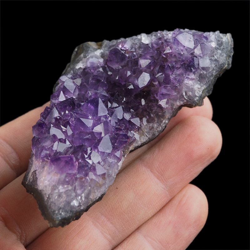 AMETYST- SZCZOTKA KRYSTALICZNA - 87 mm - URUGWAJ