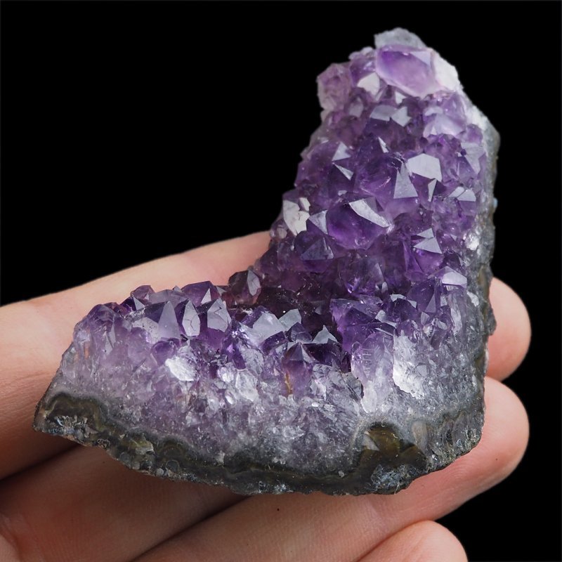 AMETYST- SZCZOTKA KRYSTALICZNA - 87 mm - URUGWAJ