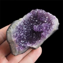 AMETYST- SZCZOTKA KRYSTALICZNA - 81 mm - URUGWAJ