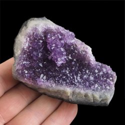 AMETYST- SZCZOTKA KRYSTALICZNA - 81 mm - URUGWAJ