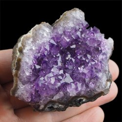 AMETYST- SZCZOTKA KRYSTALICZNA - 78 mm - URUGWAJ