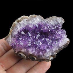 AMETYST- SZCZOTKA KRYSTALICZNA - 78 mm - URUGWAJ