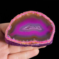 AGAT RÓŻOWY - 84 mm - BRAZYLIA