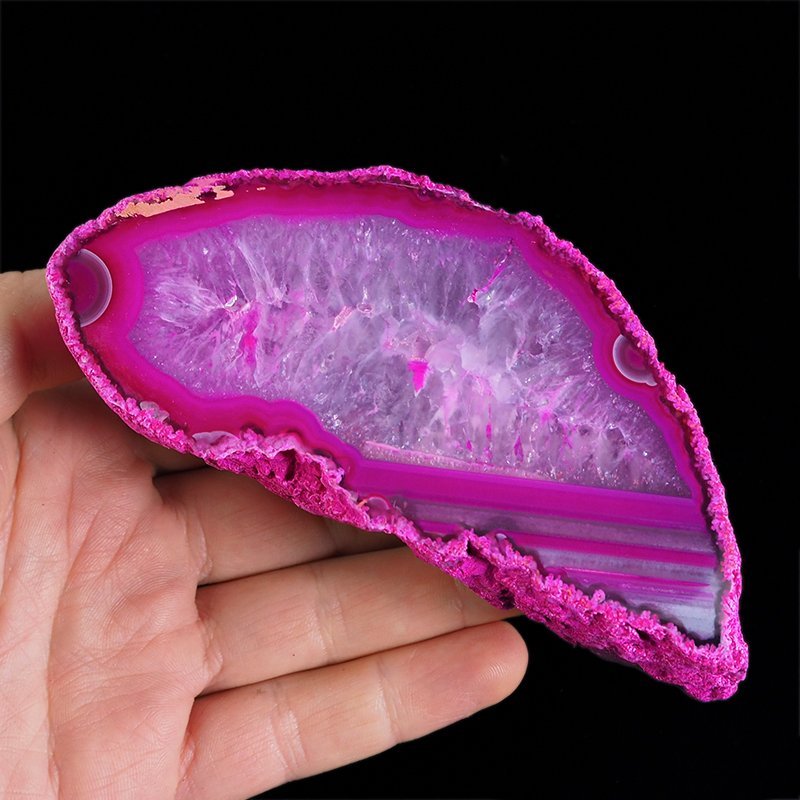 AGAT RÓŻOWY - 124 mm - BRAZYLIA