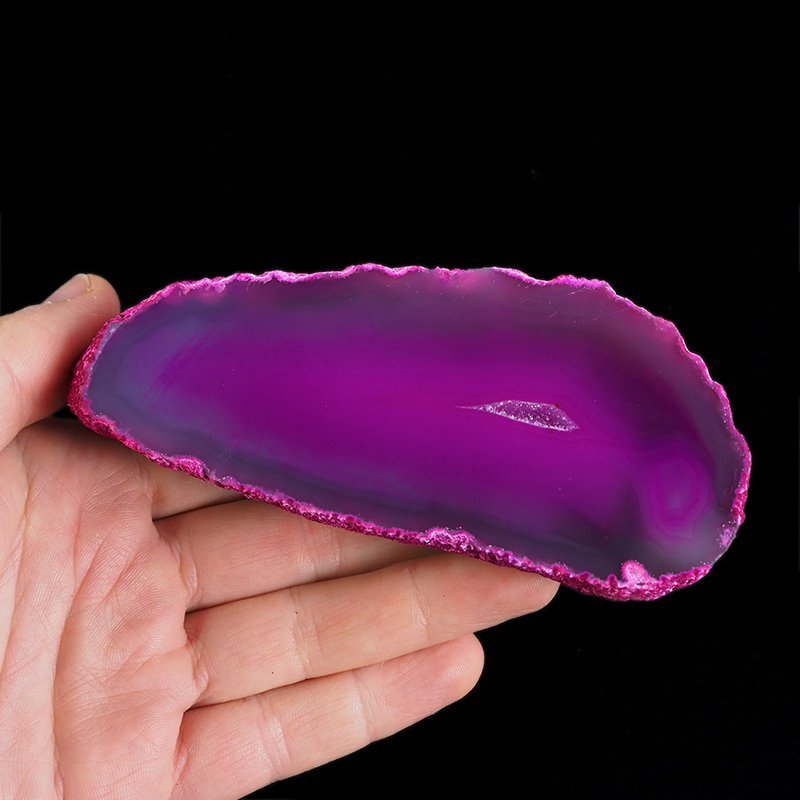 AGAT RÓŻOWY - 124 mm - BRAZYLIA