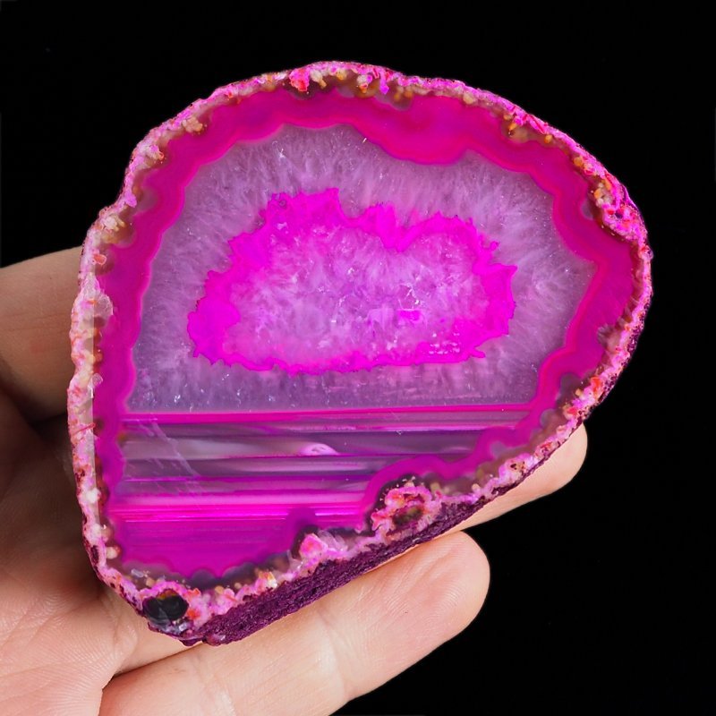 AGAT RÓŻOWY - 80 mm - BRAZYLIA