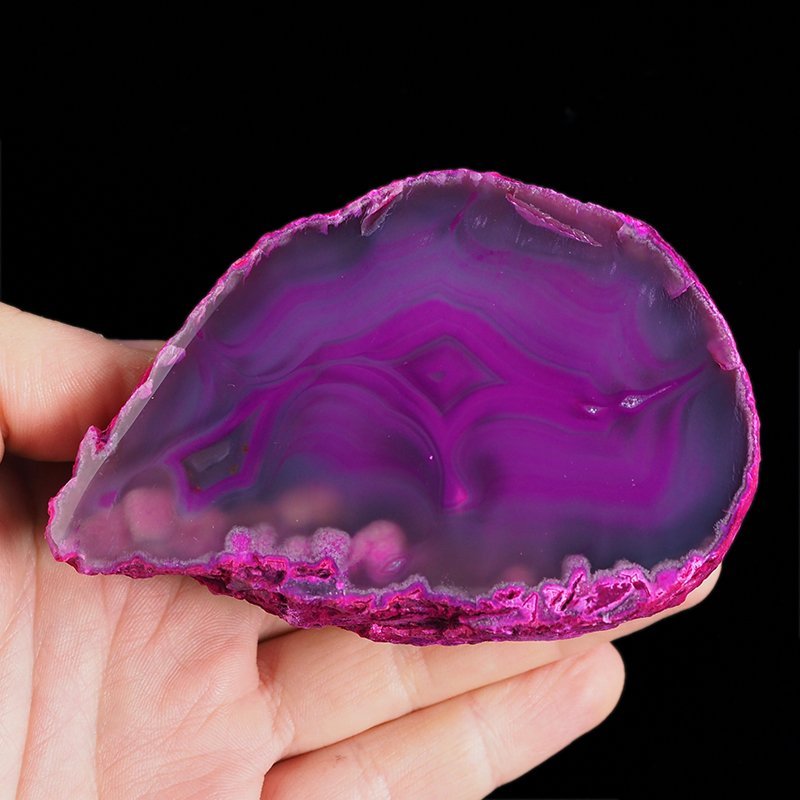 AGAT RÓŻOWY - 96 mm - BRAZYLIA