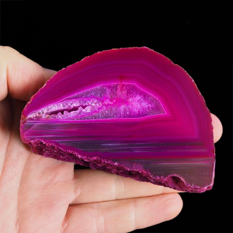 AGAT RÓŻOWY - 90 mm - BRAZYLIA